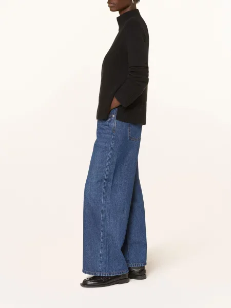 Darling Harbour Wide Leg Džíny dark denim
