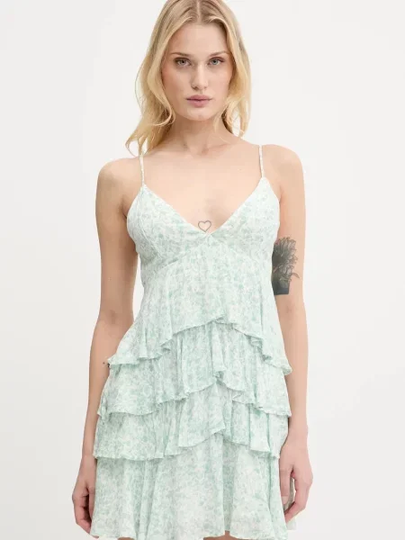 Obleka Hollister Co. zelena