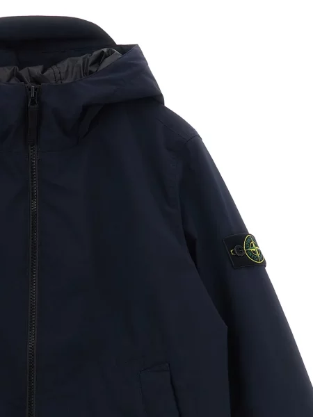 Kurtka dziecięca Stone Island niebieska