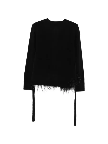 Cardigan P.a.r.o.s.h. cu pene negru