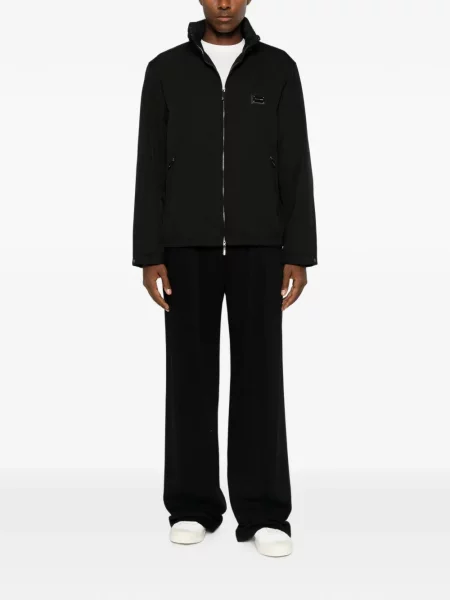 Geacă Emporio Armani cu autograf negru