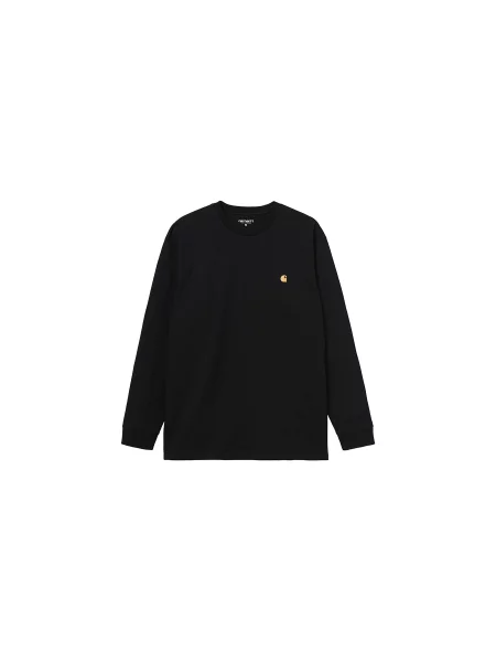Longsleeve z wyszytym logo Carhartt Work In Progress czarna