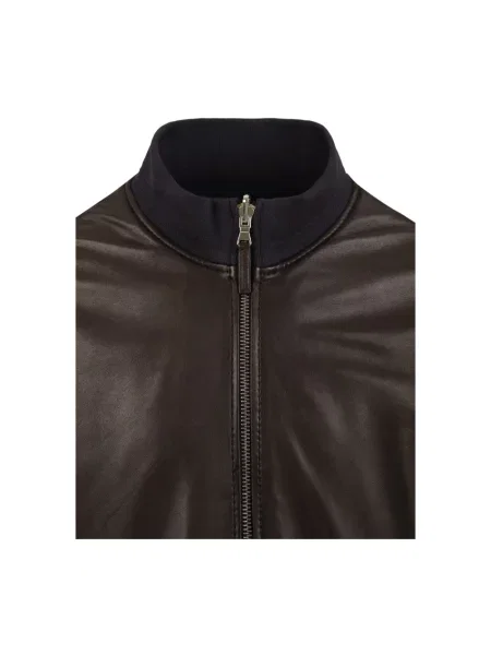 Kurtka skórzana The Jack Leathers brązowa