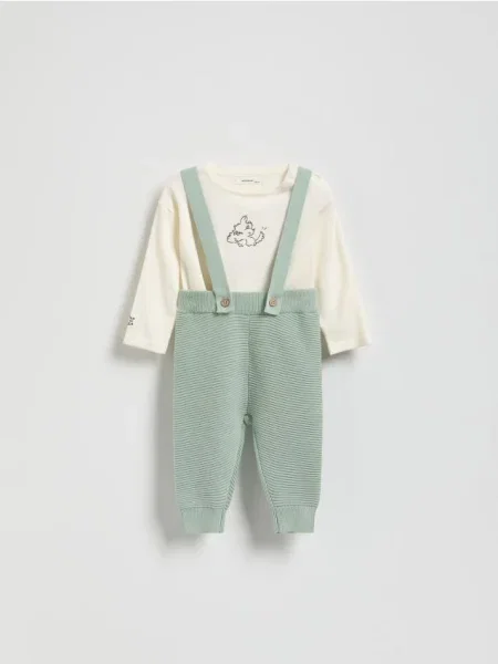 Reserved Compleu cu conținut ridicat de verde-deschis verde