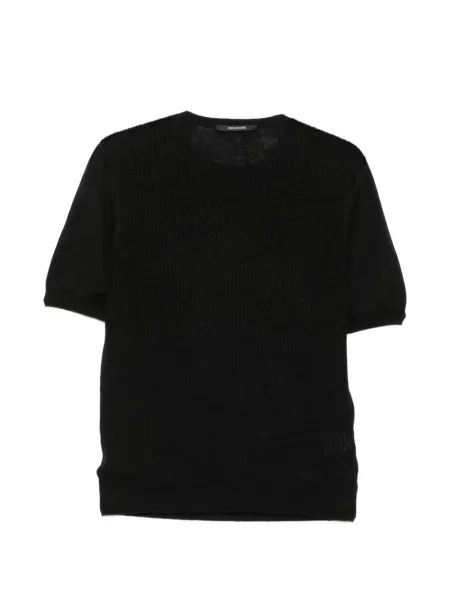 Tricou Tagliatore cu decolteu rotund negru