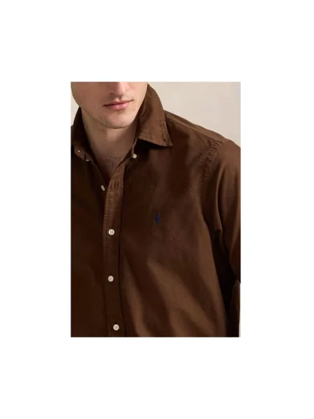 Koszula Ralph Lauren brązowa
