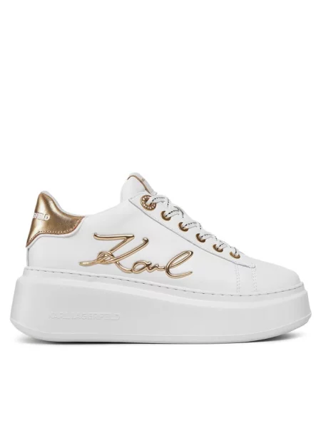 Sneakersy KARL LAGERFELD białe