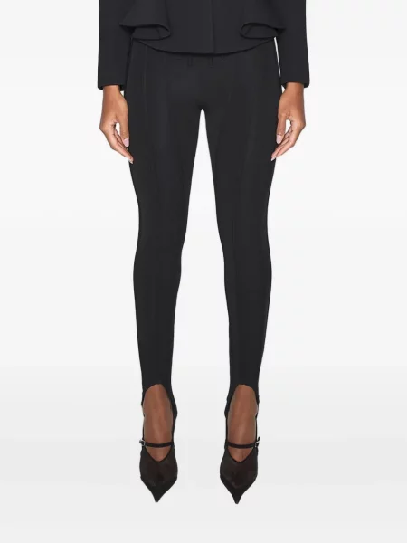 Talia legginsy Mugler czarne