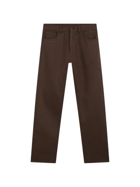 Pantaloni Prada cu 5 buzunare maro