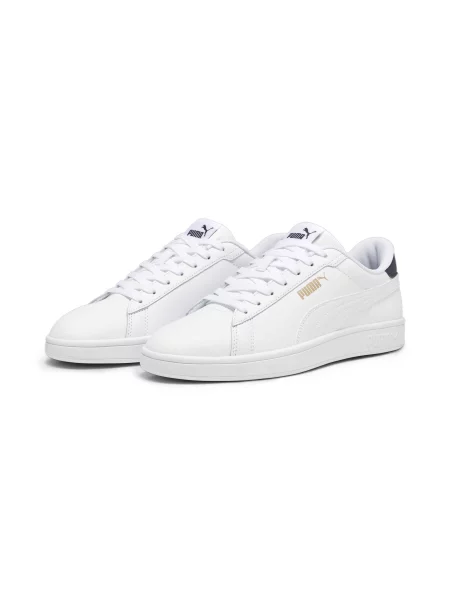 PUMA Smash L Кеди низькі Унісекс Білий Комбінований верх