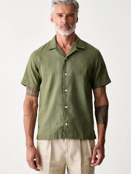 Tommy Hilfiger Cămașă închis verde