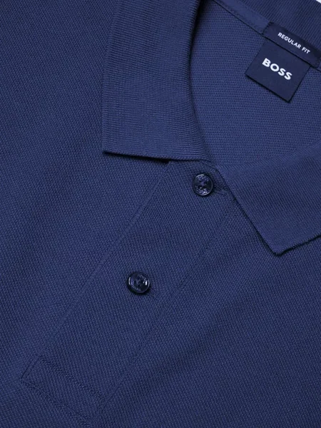 Tricou polo Boss albastru
