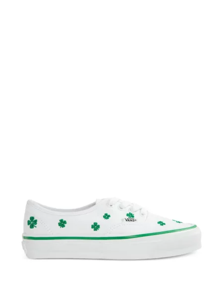 Sneakerși Vans Authentic cu broderie alb