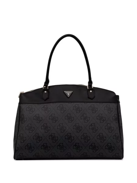 Geantă shopper Guess cu imagine negru