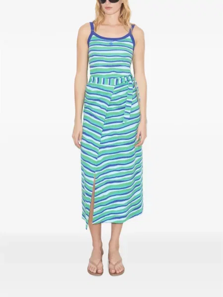 Top Tory Burch cu dungi albastru