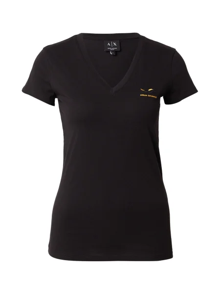 ARMANI EXCHANGE Tricou galben negru