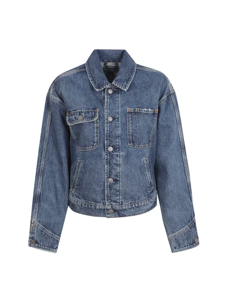 Kurtka jeansowa Ralph Lauren niebieska