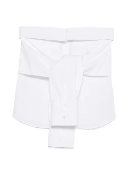 Bluzka Giuseppe Di Morabito bez ramiączek biała