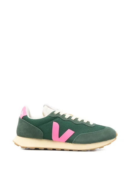Sneakerși Veja plasă verde
