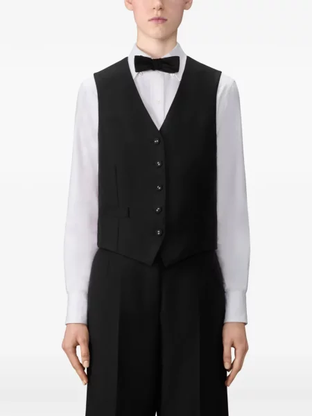Vestă Thom Browne negru