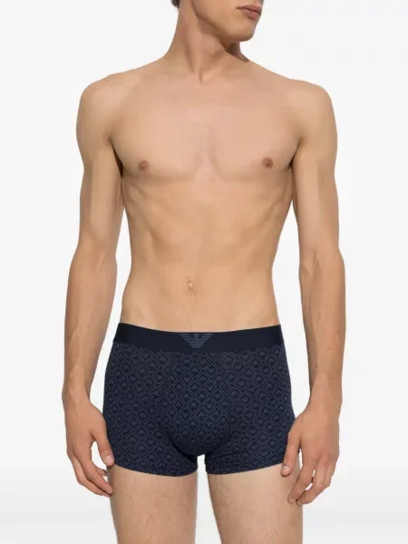 Μποξεράκια Emporio Armani με σχέδιο μπλε