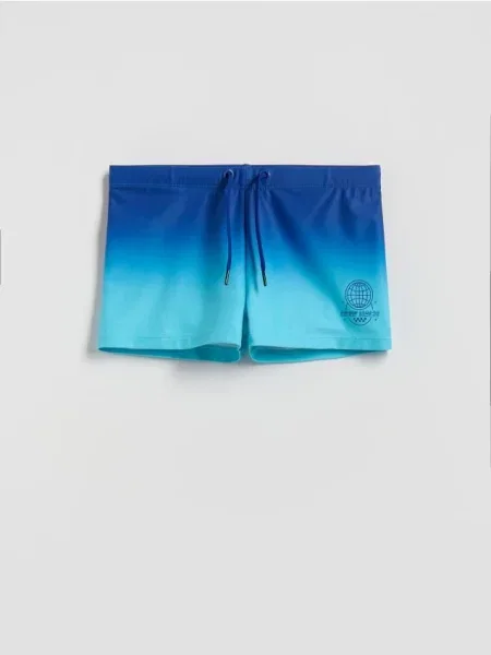 Reserved Pantaloni scurți de baie acvamarin