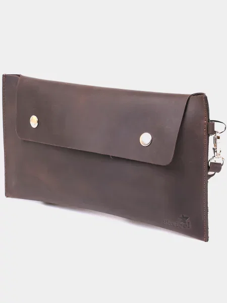 Кожаная сумка Shvigel коричневая