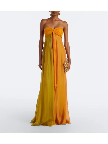 Rochie maxi Retrofete din șifon