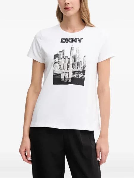 Tricou Dkny alb