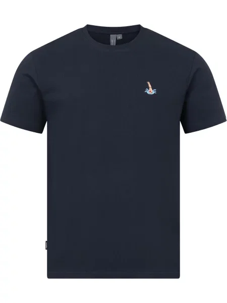 Ragwear Tričko tělová / modrá / námořnická modř červená