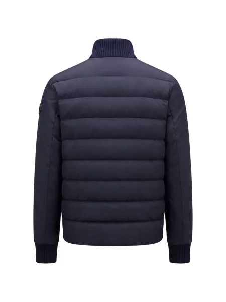 Matlasat geacă Moncler albastru