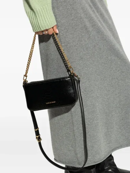 Portofel Michael Michael Kors cu imprimeu geometric roșu