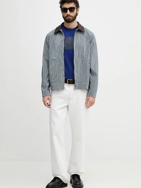 Armani Exchange tričko pánske modrá