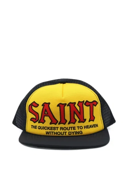Șapcă Saint Mxxxxxx cu imagine plasă galben