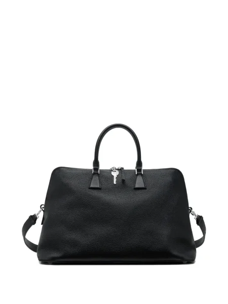 Geantă shopper Maison Margiela din piele negru