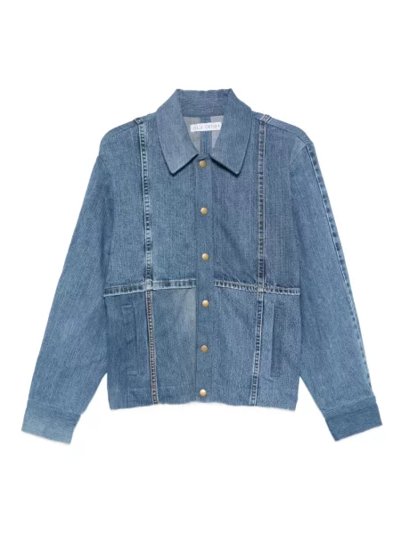 Kurtka jeansowa E.l.v. Denim niebieska