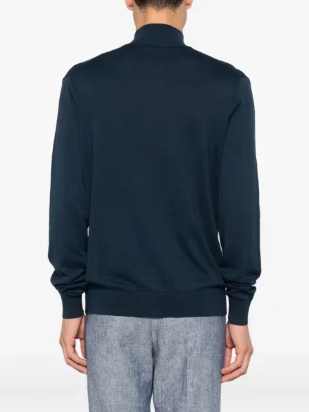 Cardigan Corneliani tricotate albastru