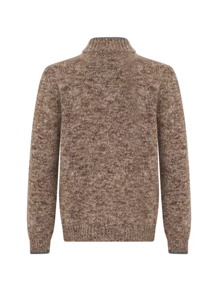 Cardigan Fedeli tricotate maro