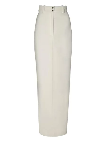 Fustă tip creion Vestiaire D'un Oiseau Libre alb