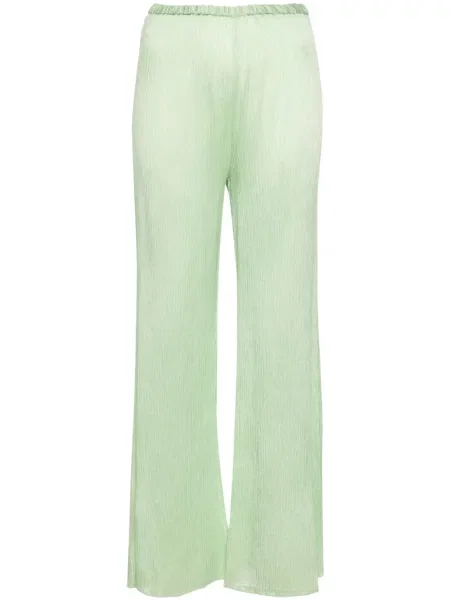 Pantaloni Forte_forte plisate verde