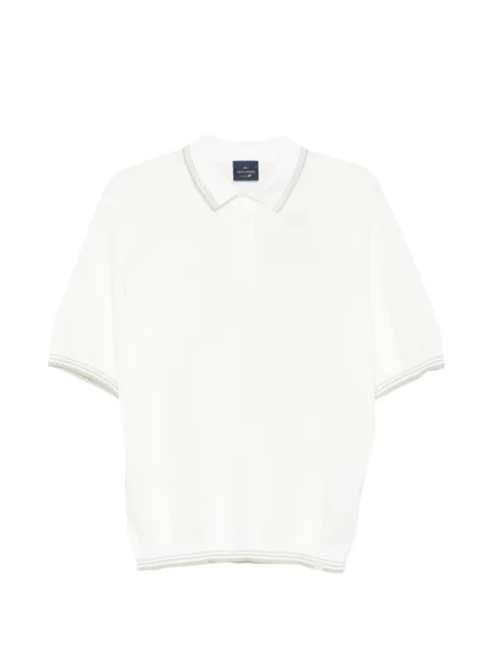 Gulerat polo Paul & Shark cu dungi alb