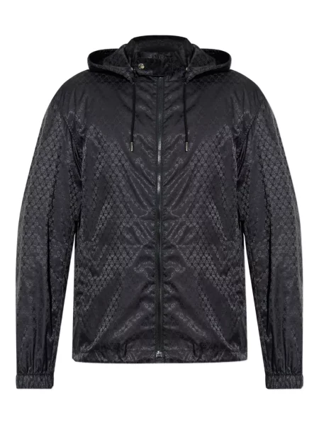 Geacă Alexander Mcqueen cu glugă negru