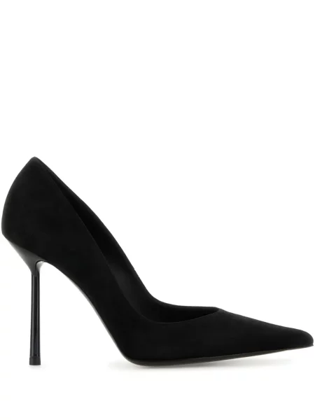 Pantofi cu toc Le Silla din piele de căprioară negru