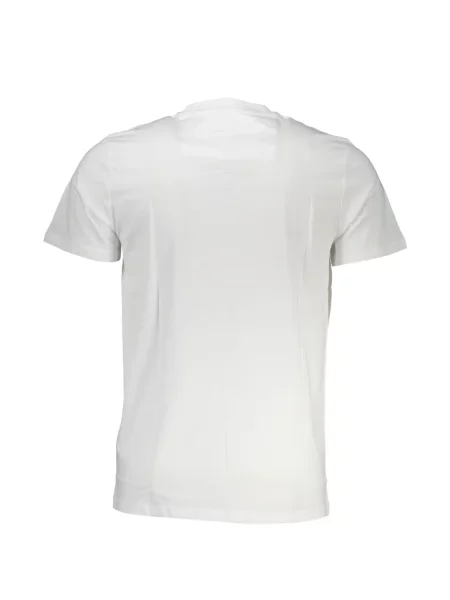Tricou Cavalli Class cu model floral cu imagine alb