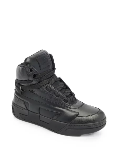 Sneakerși Diesel din piele negru