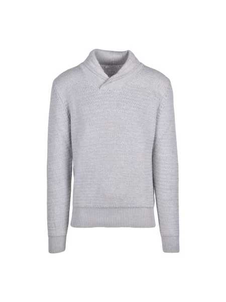 Sweter Kangra wełniany szary