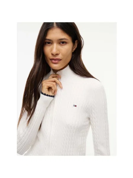 Geacă de blugi Tommy Jeans alb