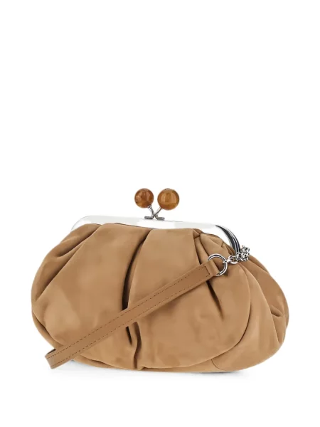 Geantă de călătorie Weekend Max Mara din piele de căprioară