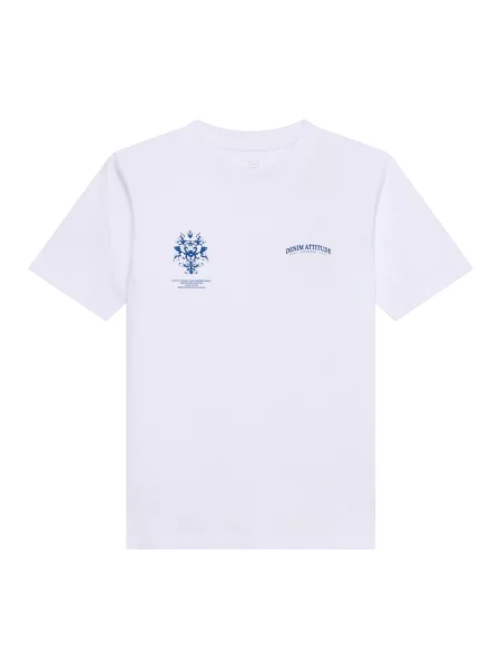 Jack & Jones Junior Tricou JJTRADITION albastru închis alb