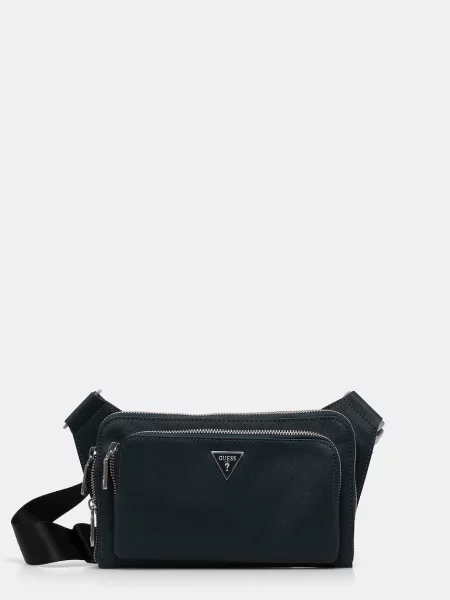 Torbica za okoli pasu Guess MILANO zelena